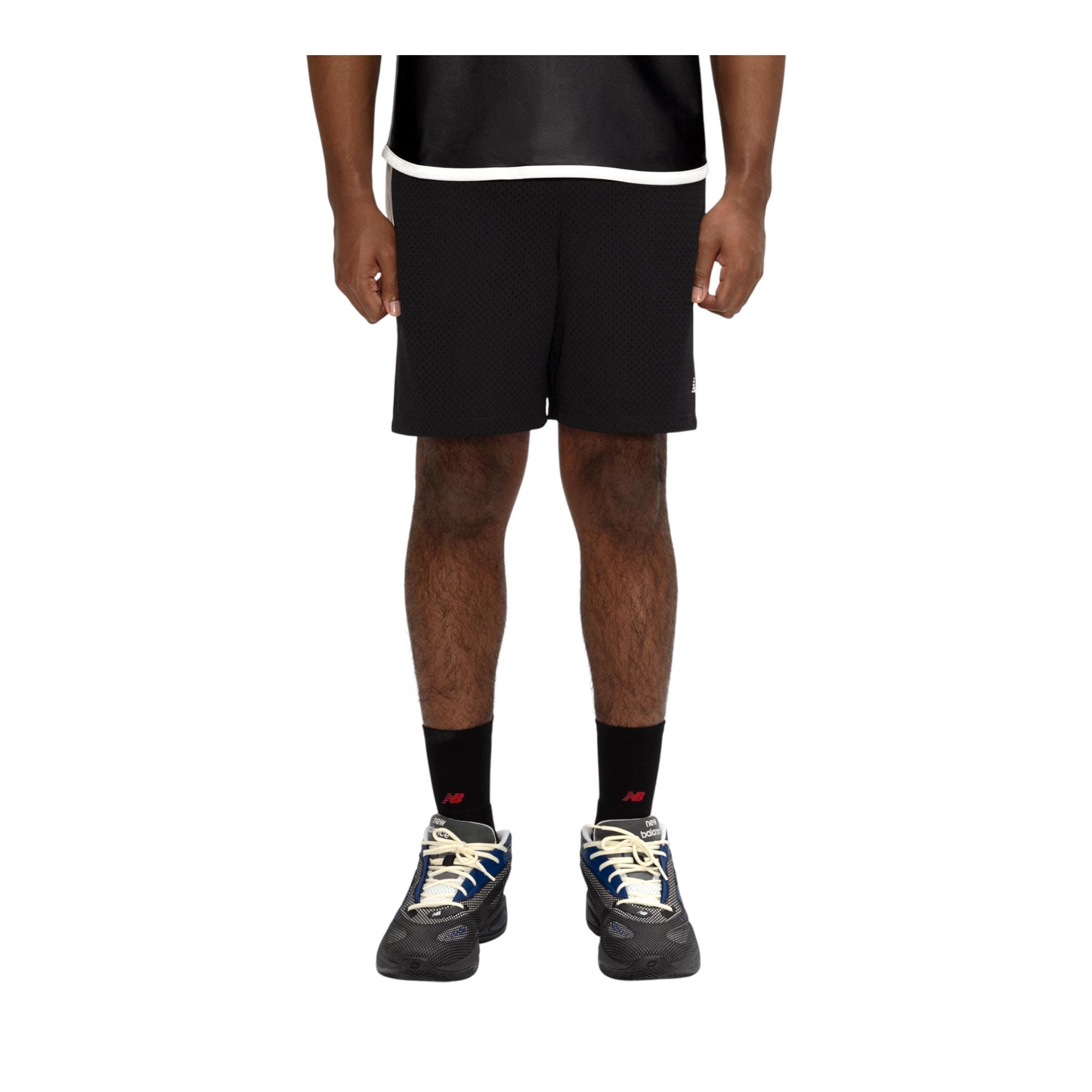 basketball 7” mesh mens short - black