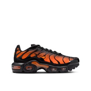 FX Air Max Plus Boys' Grade School Sneakers Shoes - Black/Total Orange