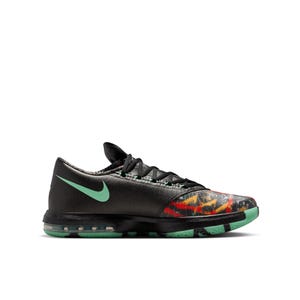 Kd Vi Men's Basketball Shoes - Multi-Color/Green Glow-Black