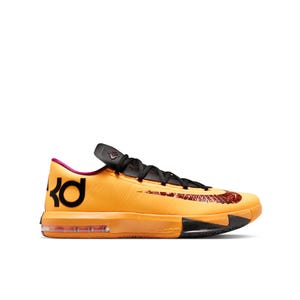 Kd Vi Men's Basketball Shoes - Laser Orange/Raspberry Red-Black