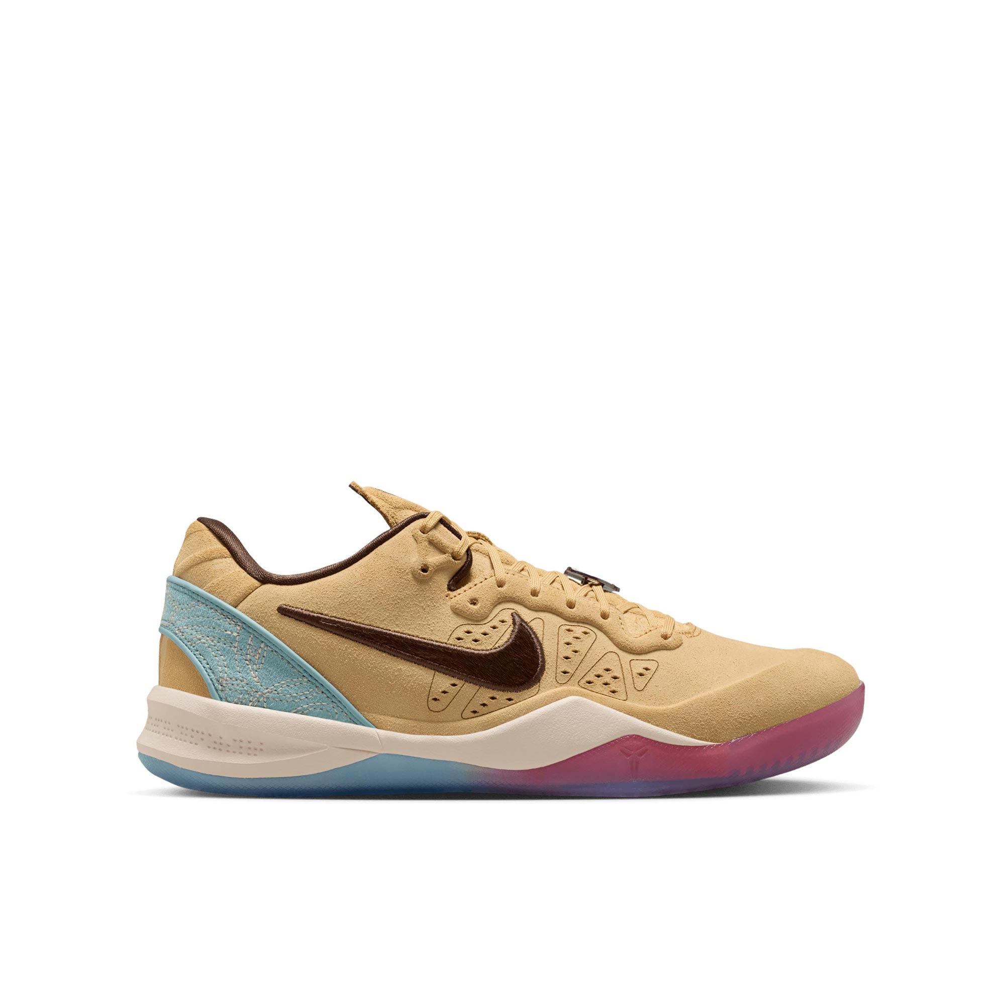 kobe viii ext protro men's basketball shoes - lt orewood brn/baroque brown