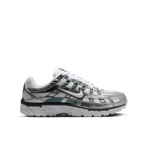 P-6000 Women's Sneakers - White/White-Mica Green-Camo Green