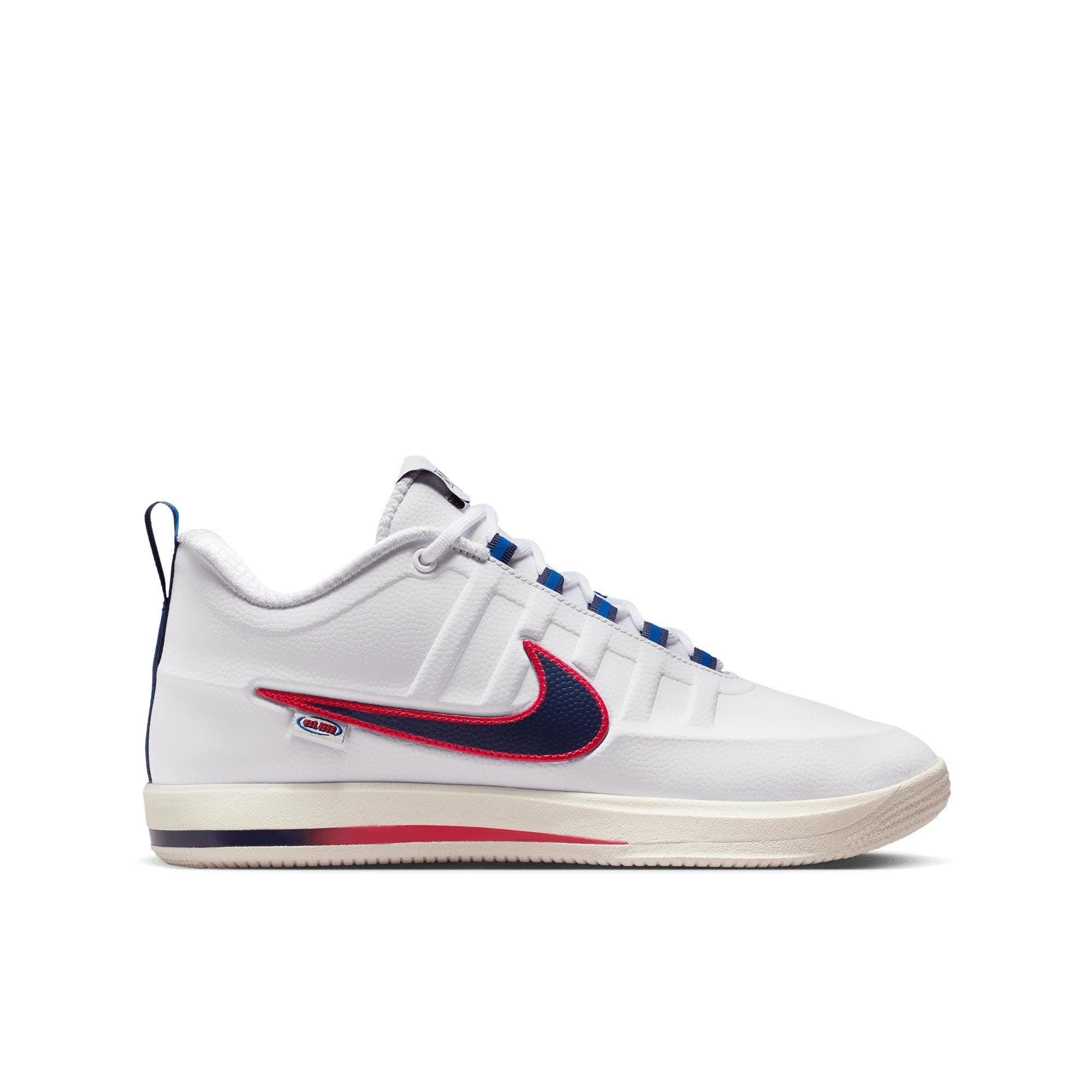 book 2 nrg ep men's basketball shoes - white/midnight navy-fireberry
