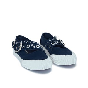 Mary Jane Straps Women's Sneakers - Metal Parisian Night